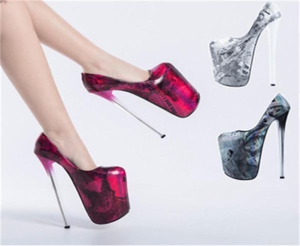 

women pumps drag queen cd super high heel 22cm stilettos waterproof platform model t stage show female wedding shoes 2104154058693, Black;white