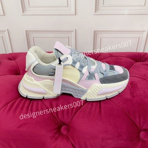 

new designer man shoes leather lace up men fashion platform oversized sneakers white black mens womens luxury casual shoes