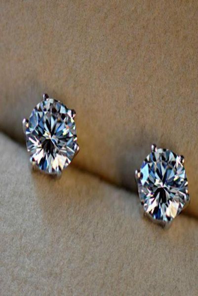 

noble 925 sterling silver shining diamond crown stud earrings fashionable sweden jewelry beautiful wedding engagement gift 3927314, Golden;silver