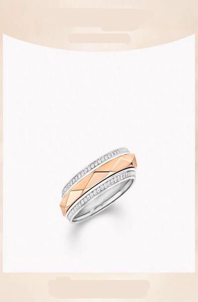 

women 10 designer diamond ring s925 sterling silver and 18k goldplated fashion luxury jewellery with gift box 22093002cz2158864