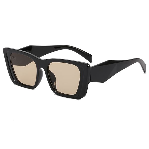 

Designer Retro Cat Eye Polarized Square Sunglasses Eyewear for Mens Womens Luxury Sun Glasses UV400 Anti-reflection Large Full Frame Summer Sports Black Clear Gray
