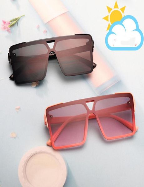 

fashion children sunglasses kids square frame sunglass goggles children uv 400 eyewear baby boys girls beach holiday sunblock q4618486824, Blue