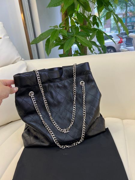 

2023 new women's bag cowhide high capacity chain shoulder bag shopping bag in european and american style