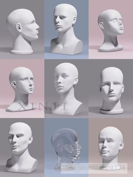 

fashion style fashion head mannequin head model for dislay, Khaki