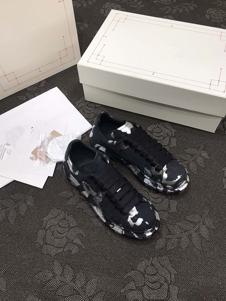 

fashionable sneakers casual shoes men's classic plaid sneakers tampon women's sneakers rubber outsole outdoor classic coach 0801, Black