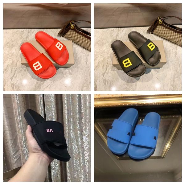 

2023 fashion women mens slippers b sandals mules sunset thick bottom padded front oran sandal casual silpper slides for men slides 35-45, Black