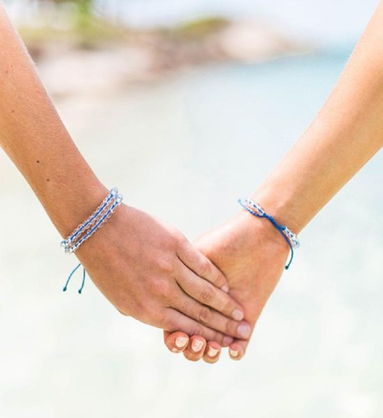 

ocean natural stone beaded bracelet for women men boho handmade rope friendship bracelet femme beach jewelry new fashion7910762, Black