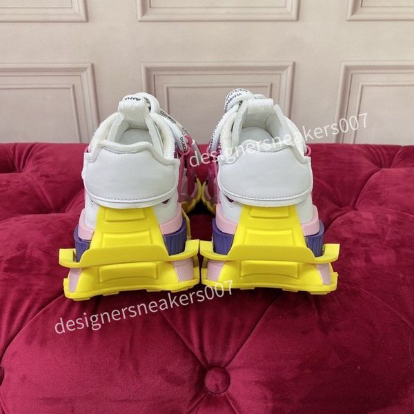 

2023new designer womans shoe leather lace up men fashion platform oversized sneakers white black mens womens luxury casual shoes