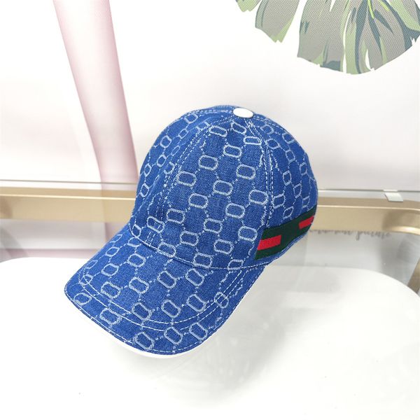 

fashion designer baseball cap men's hat women's ball caps letter animal embroidery summer sport beach sun protection blue cowboy t, Blue;gray