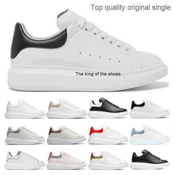 

size 36-45 luxurys designers shoes casual mc queens alexander mens women white leather platforms black suede bule outdoor sneakers fashion o