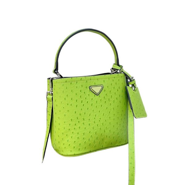

designers bags ostrich skin candy colors youth triangle mark leather handbags cleo hobo purses card wallet chain crossbody shoulder wallet b