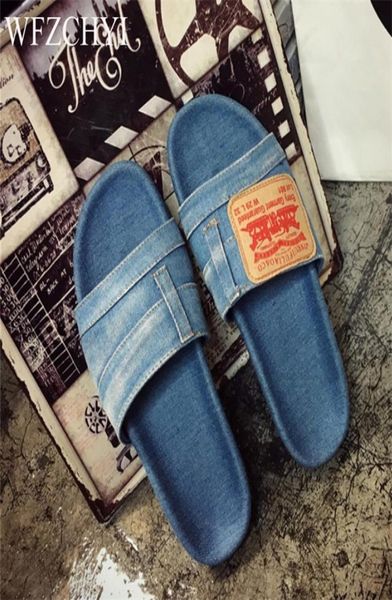 

new women denim slippers fashion retro flat casual slippers summer wear light stars with the same women s shoes y2007064429116, Black