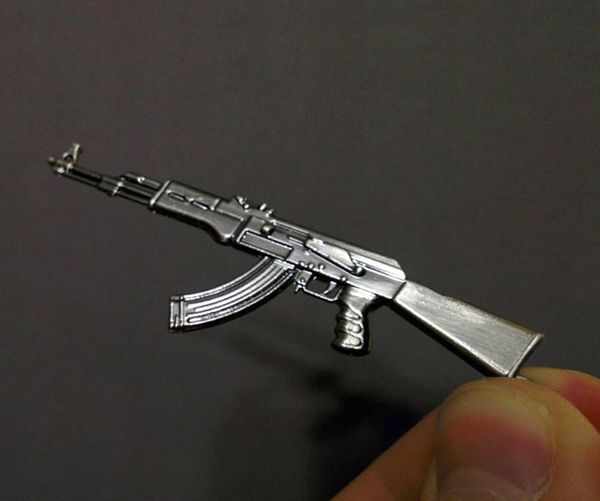 

original novelty counter strike gun ak47 keychain men trinket awp rifle sniper cs go saber men039s key chain jewelry souvenirs 3483440, Slivery;golden