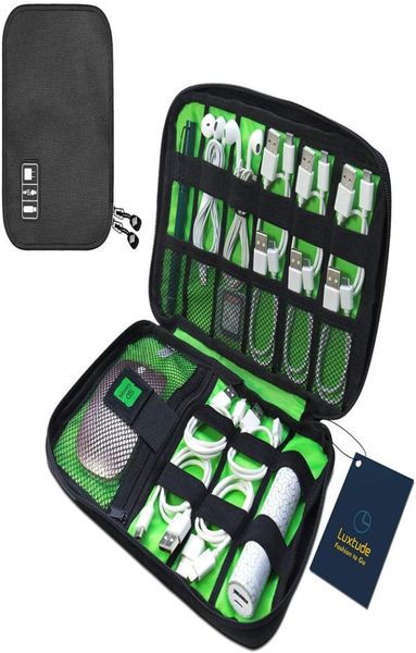 

electronic organizer compact cable organizer portable cord organizer travel organizer bag for cable cord phoneusbsdcharger o9893992, Blue;pink