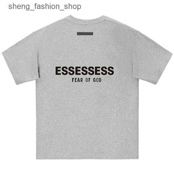 

designer shirts essent t shirt street casual essentail tshirt loose men women summer luxury shorts essen tshirts chest print tees essentiel, White;black