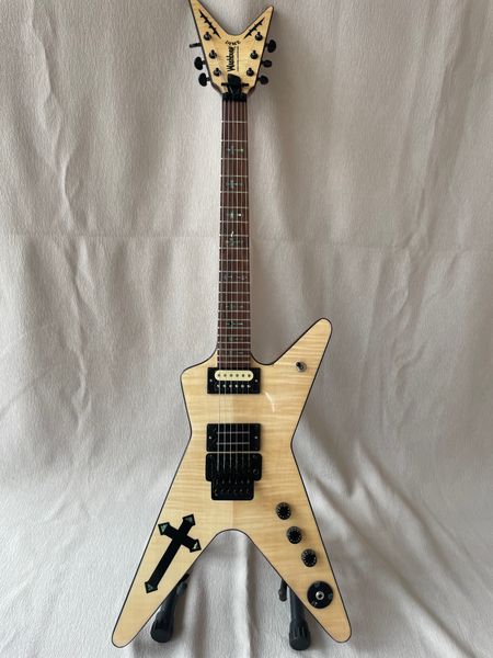 

custom d3 southern cross dimebag electric guitar flame maple veneer
