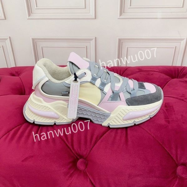 

2023women designer shoes lace low high sneakers casual womens shoe sports breathable flexible soft comfortable real leather woman trainers, Black