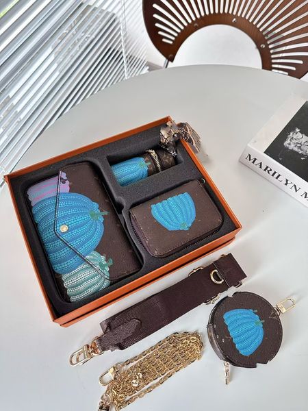 

women designer bags shoulder bag womens handbag luxurys designers bags handbags purses wallets pumpkin envelope bag+lipstick bag+wallet set