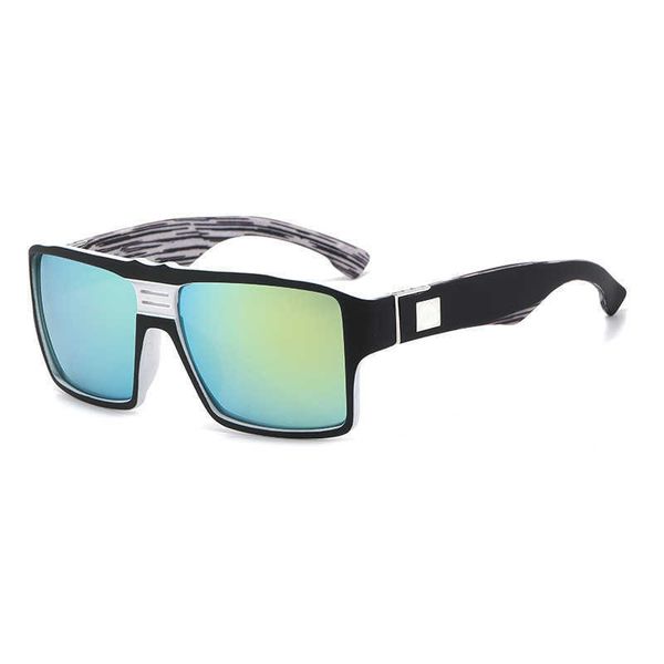 

new foreign trade sports sunglasses large frame dazzle outdoor riding sunglasses beach glasses fishing glasses qs7729, Blue