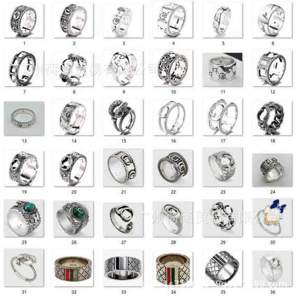 

new 2023 designer jewelry bracelet necklace family ring material same style tiktok street pgraphy classic multiple stylesnew jewellery, Silver