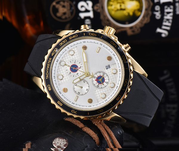 

r80j 2023 new watch men's leisure diamond watches gold steel rubber quartz wristwatch strap male relogio masculino ulyna1, Slivery;golden
