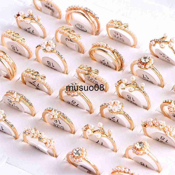

band rings 10pcs/lot fashion heart love micro-inlaid colorful crystal finger ring jewelry for women mix style wedding engagement party gift, Silver