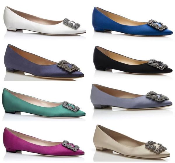 

luxury design women sandals flats shoes summer loafer shoes hangisi flat ballet with rhinestone wedding party dress pumps low heel6670011, Black