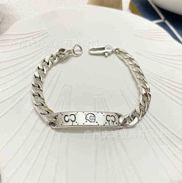 

designer jewelry bracelet necklace ring accessories elf ghost skull men women lovers' bracelet cuba chain valentine's day gift, Black