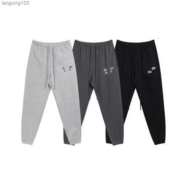 

galleryes 2023 galleryse depts pants dept sweatpants speckled letter print mans couple loose versatile casual straight, Black