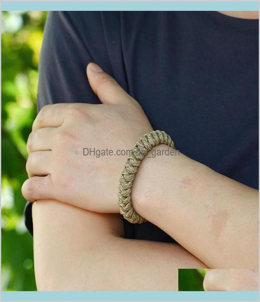 

hand woven hemp rope bracelet simple braid wristband cuff for women men fashion jewelry will and sandy rkjgy charm pjxyn7233247, Golden;silver