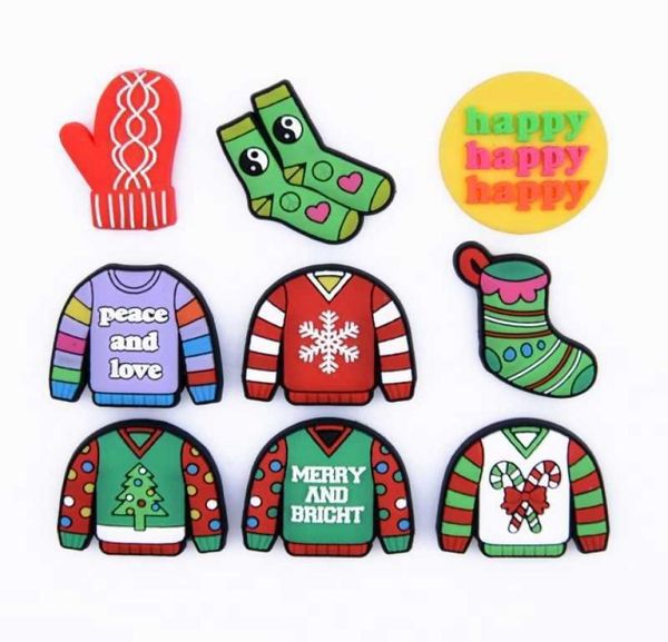 

shoe parts accessories new style christmas charms for chrismas gift4896306, White;pink