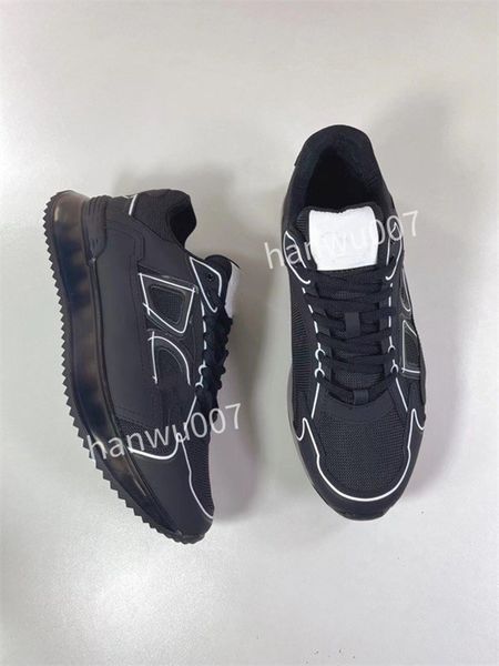 

2023new designer shoes low high sneakers casual mens women shoes sports breathable flexible soft comfortable real leather woman trainers, Black