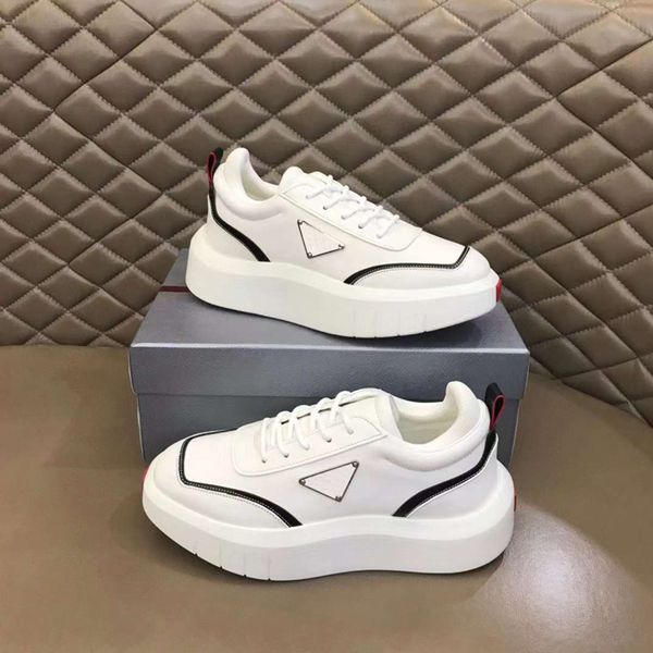 

fashion men macro dress shoes platform running sneakers italy popular elastic band low white black leather designer increased casuals athlet
