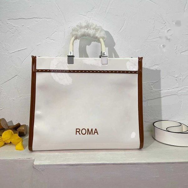 

f print designers tote bag leather bucket bags totes women large capacity luxurys handbag purse fashion shoulder shopping bags travel bag
