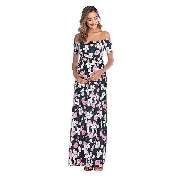 

maternity dresses women's short sleep one shoulder lapel p women's summer dress women's pregnant women's clothing p g220, White