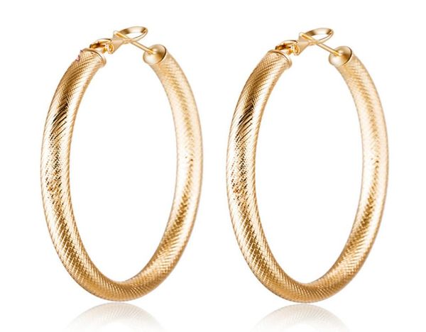 

new comings fashion womens 18k yellow gold plated hoop earrings huggie charms ear studs jewelry for party2996848, Golden;silver