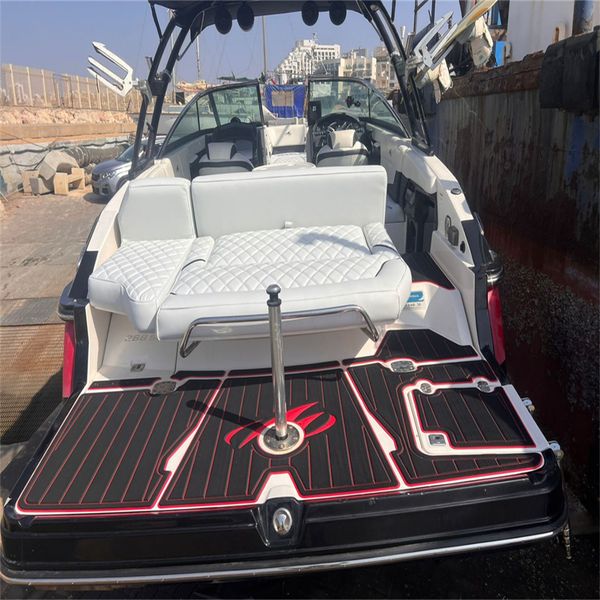 

2018 monterey 268 ss swim platfrom step pad boat eva foam faux teak deck floor self backing ahesive seadek gatorstep style floor