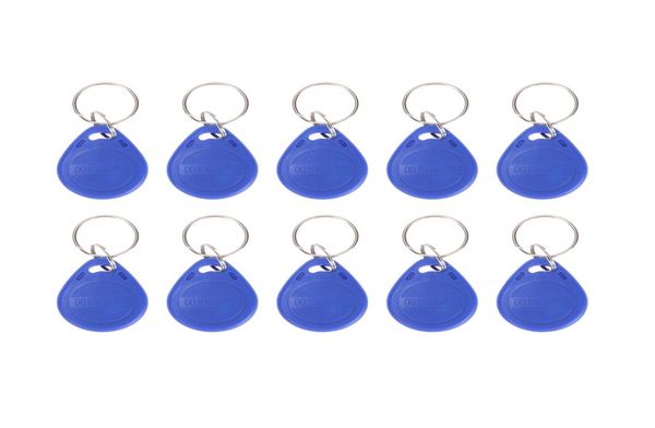 

10pcs rewritable rewrite magnetic induction id tag key ring rfid access control7860622