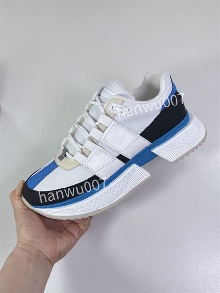 

new men women designer shoes lace low high sneakers casual womens shoe sports breathable flexible soft comfortable real leather woman traine, Black