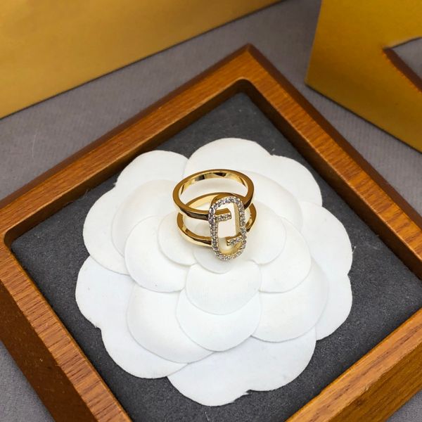 

designer letter love o'lock rings for women men luxurys designers f rings fashion jewelry for couples nice gift size 6 7 8 quality, Silver