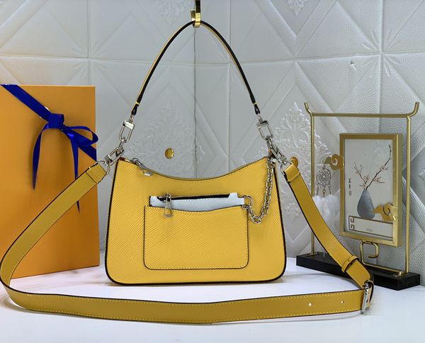 

designer women shoulder bags luxury mini handbags marelle underarm pouch flowers letter crossbody bag quality epi leather ladies fashion mak
