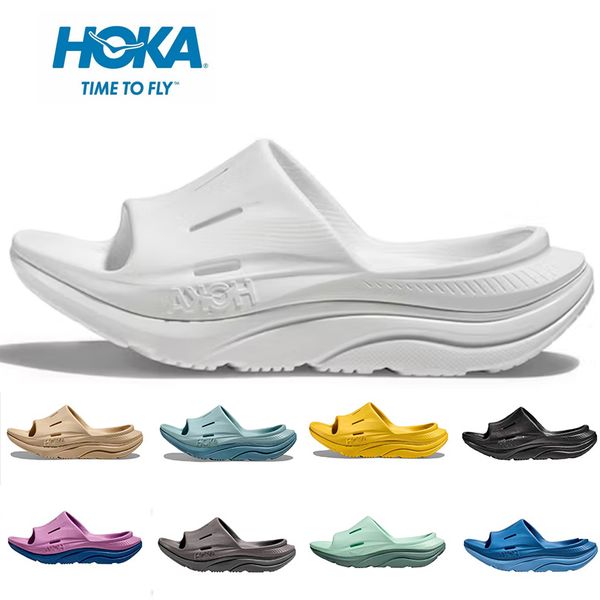 

hoka one orda recovery slide 3 mens running shoes bondi clifton 8 carbon x 2 amber anthracite castlerock floral triple black white womens sp