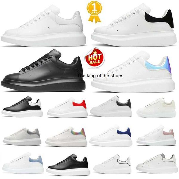 

fashion men women casual shoes alexander designer mens oversized sneakers mc queens platform triple white suede black leather cream sports w