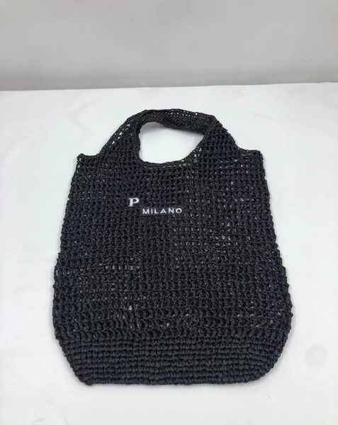 

women's handle straw handbags beach bags mans purses summer weave travel shoulder bags luxurys fashion tote braided bag lady wallets cl