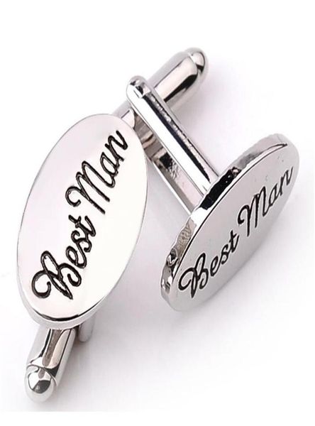 

mens wedding cufflinks oval shirt cuff link clips mangrooms groomsman usher page gift accessories ohzk42483854, Silver