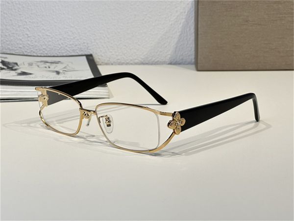 

luxury brand designer fashion sunglasses frames for women womens frame retro eyewear customizable prescription hollow design with flowers co, Black