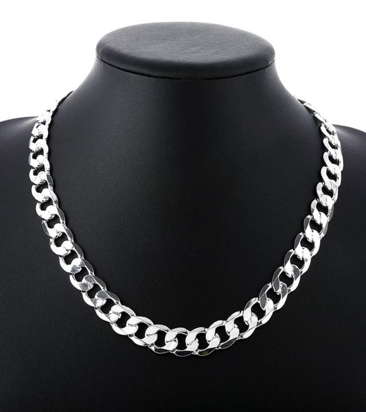 

andara silver 925 10mm 22 quot24quot 26 quotmen figaro chain necklace for men silver 925 jewelry large necklace n1857419201