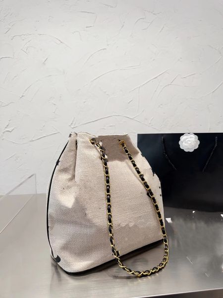 

summer canvas large capacity bag women's fashion lazy style