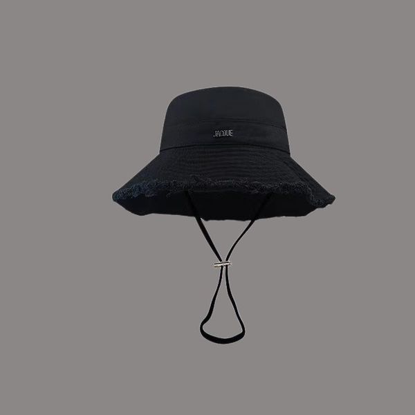 

designer womens bucket hat casquette sun prevent bonnet beanie bob wide brim hats baseball cap snapbacks fishing outdoor dress beanies lady, Blue;gray