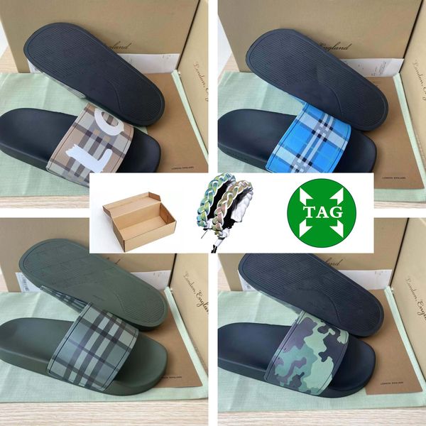 

designerr mens brand fashion womens slippers slides foam lady oran sandal slide outdoors beach l pantoufle casual shoes 36-44, Black